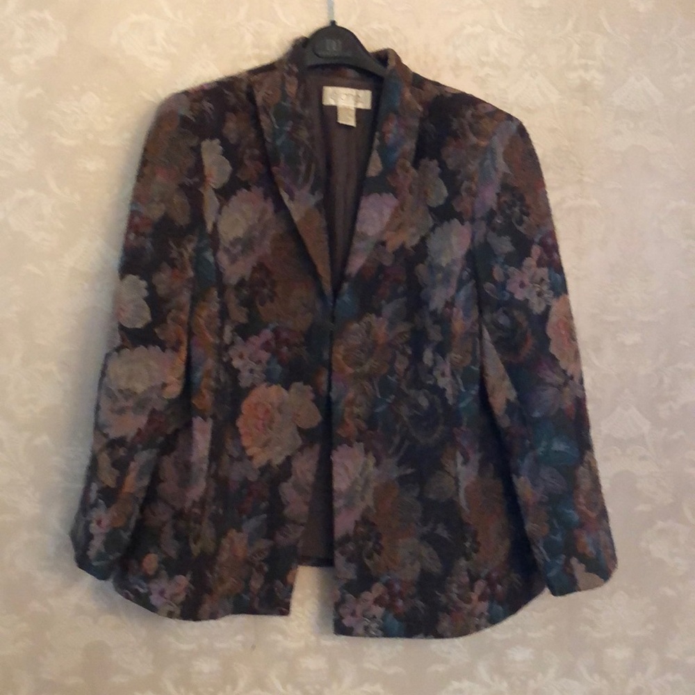 Fall Floral Blazer